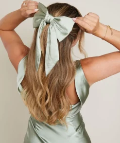 Bow Satin Hair Clip