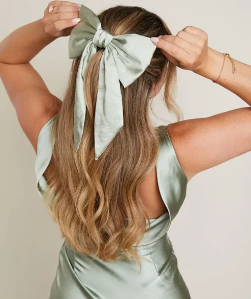 Bow Satin Hair Clip