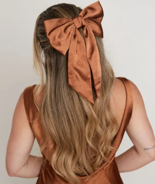 Bow Satin Hair Clip