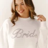 Bride Graphic Sweatshirt - White