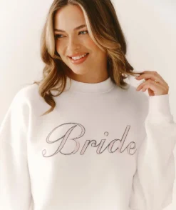 Bride Graphic Sweatshirt - White