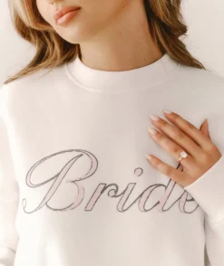 Bride Graphic Sweatshirt - White