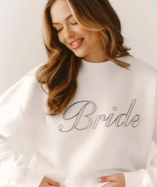 Bride Graphic Sweatshirt - White