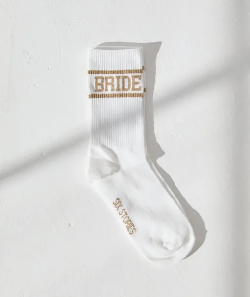 Bride Socks - Gold