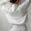 Bride Statement Quarter Zip Sweatshirt - White