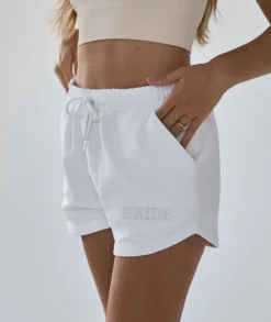 Bride Statement Shorts - White
