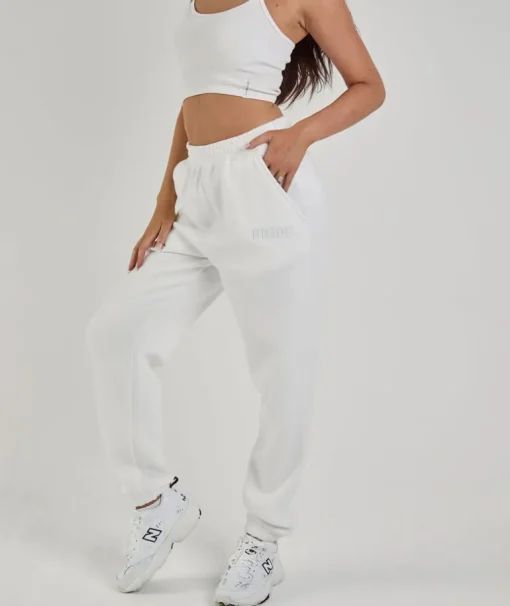 Bride Statement Sweatpants - White