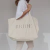 Bride Statement Tote Bag - Champagne