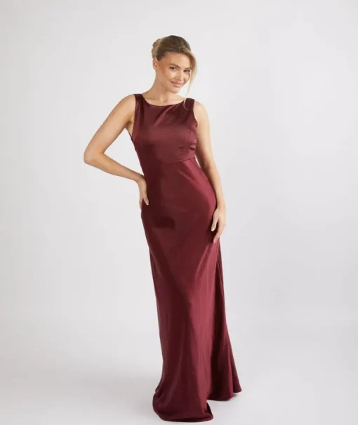 Bridesmaid Dress Satin Swatch Card