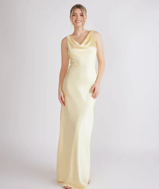 Bridesmaid Dress Satin Swatch Card