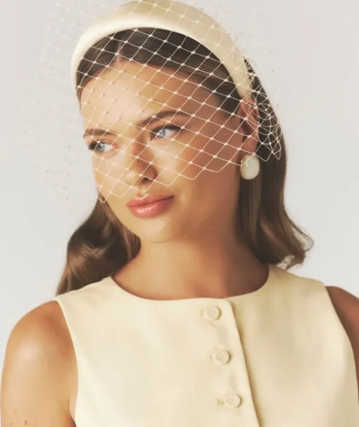 Button Through Tailored Waistcoat - Lemon