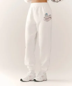 Destination Bride Graphic Sweatpants - White