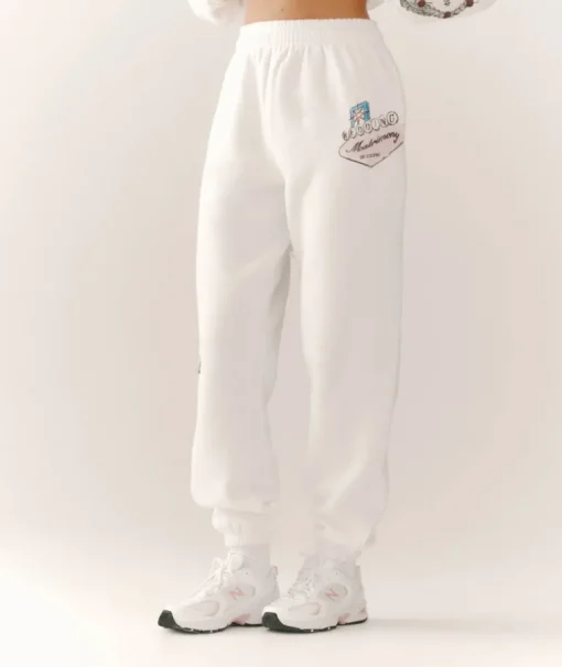 Destination Bride Graphic Sweatpants - White