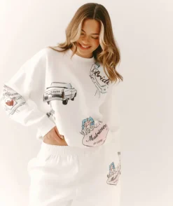Destination Bride Graphic Sweatshirt - White