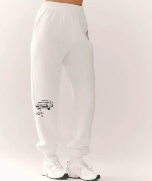 Destination Bride Graphic Sweatpants - White