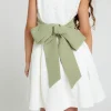 Girls Crepe Tie Back Belt