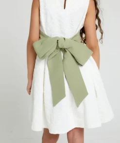 Girls Crepe Tie Back Belt