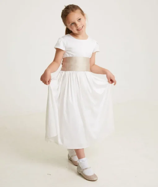 Girl's Satin Tie Back Belt