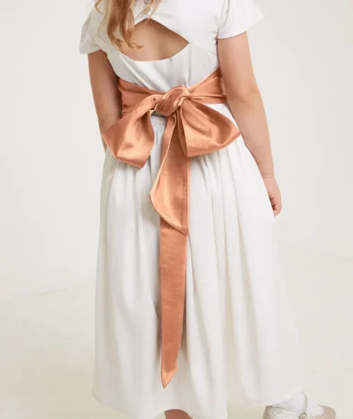 Girl's Satin Tie Back Belt