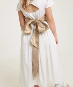 Girl's Satin Tie Back Belt