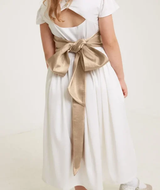 Girl's Satin Tie Back Belt