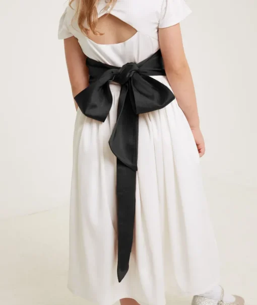 Girl's Satin Tie Back Belt