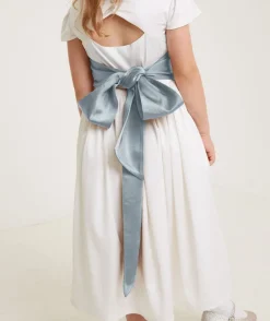 Girl's Satin Tie Back Belt