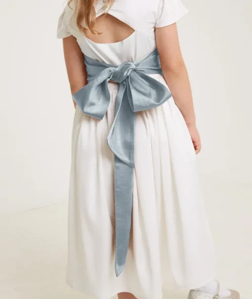 Girl's Satin Tie Back Belt