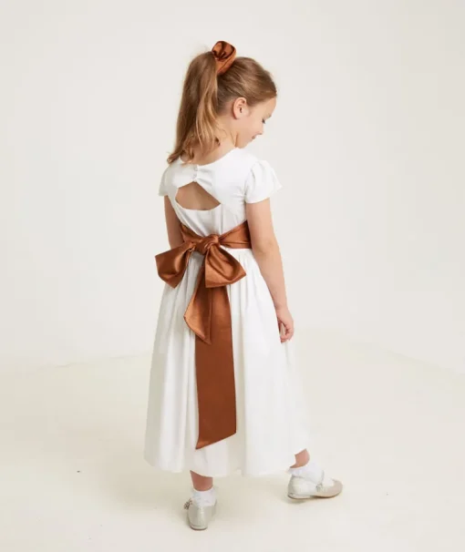Girl's Satin Tie Back Belt