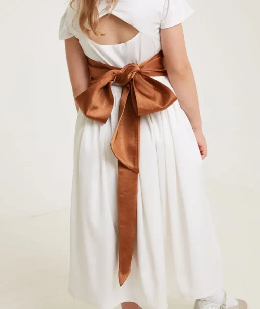 Girl's Satin Tie Back Belt
