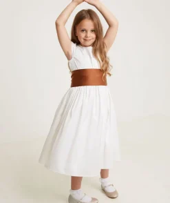 Girl's Satin Tie Back Belt