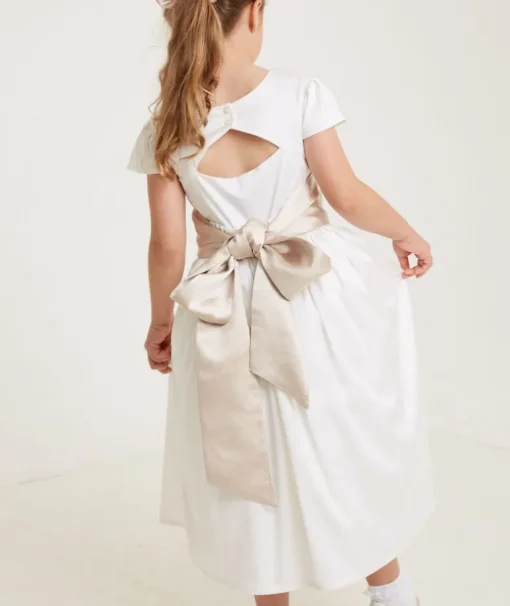 Girl's Satin Tie Back Belt