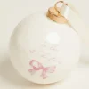 In Love' Christmas Bauble - Ivory