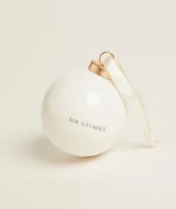 In Love' Christmas Bauble - Ivory