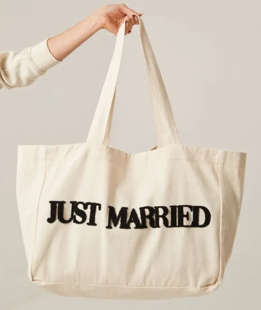 Just Married Tote Bag