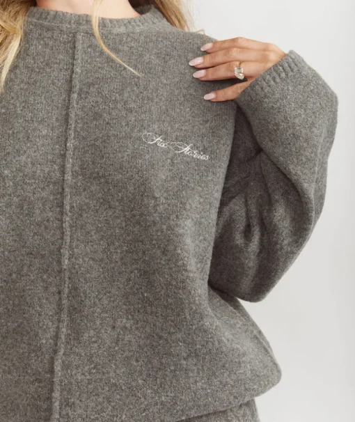 Limited Edition Oversized Knit Jumper - Grey