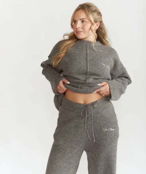 Limited Edition Oversized Knit Jumper - Grey