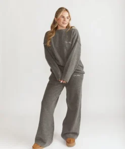 Limited Edition Relaxed Wide Leg Trousers - Grey