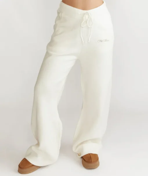 Limited Edition Relaxed Wide Leg Trousers - Cream