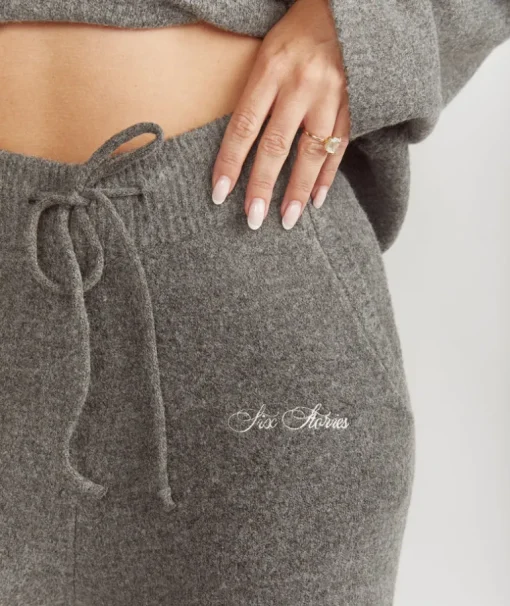Limited Edition Relaxed Wide Leg Trousers - Grey