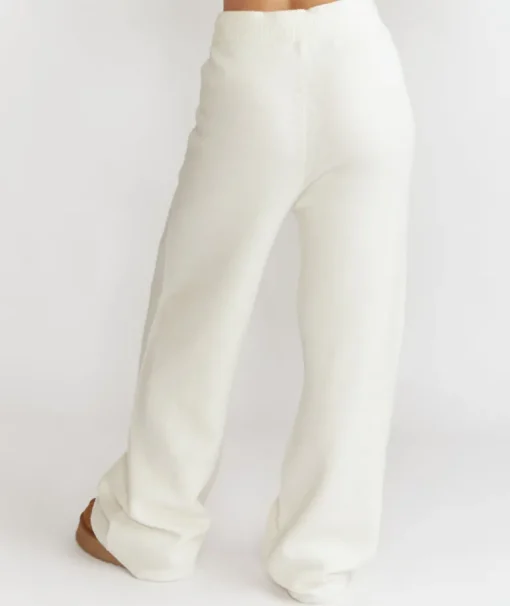 Limited Edition Relaxed Wide Leg Trousers - Cream