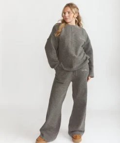 Limited Edition Relaxed Wide Leg Trousers - Grey