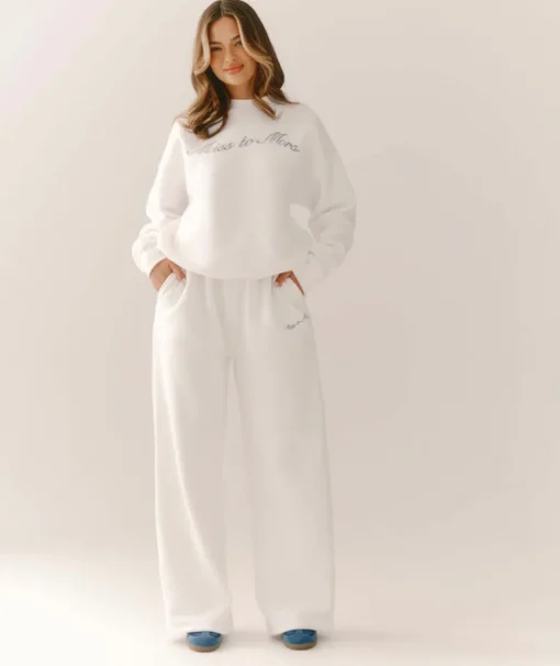 Miss to Mrs Sweatshirt - White
