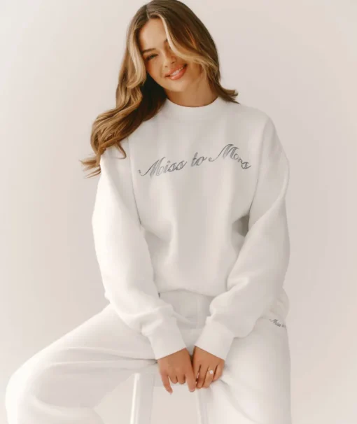 Miss to Mrs Sweatshirt - White