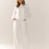 Miss to Mrs Wide Leg Sweatpants - White