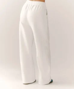 Miss to Mrs Wide Leg Sweatpants - White