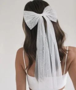 Pearl Bride Hair Bow