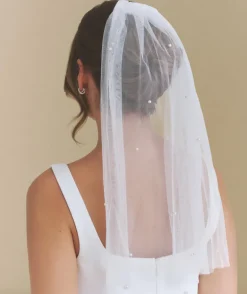 Pearl Tulle Veil