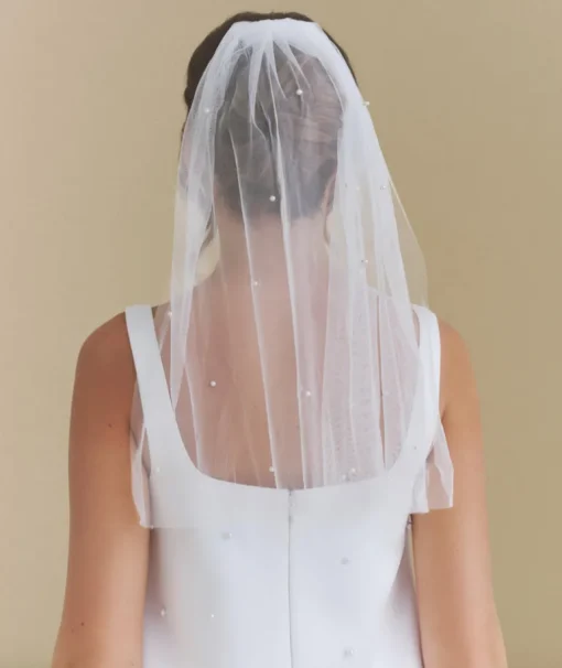 Pearl Tulle Veil