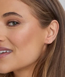 Personalised Mrs Earrings - Gold